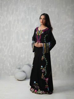 NOIR FLORA KAFTAN