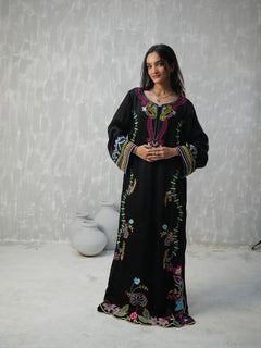 NOIR FLORA KAFTAN